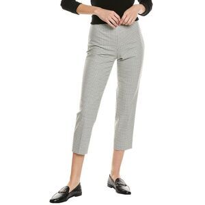 Piazza Sempione Womens  Wool-Blend Pant, Grey